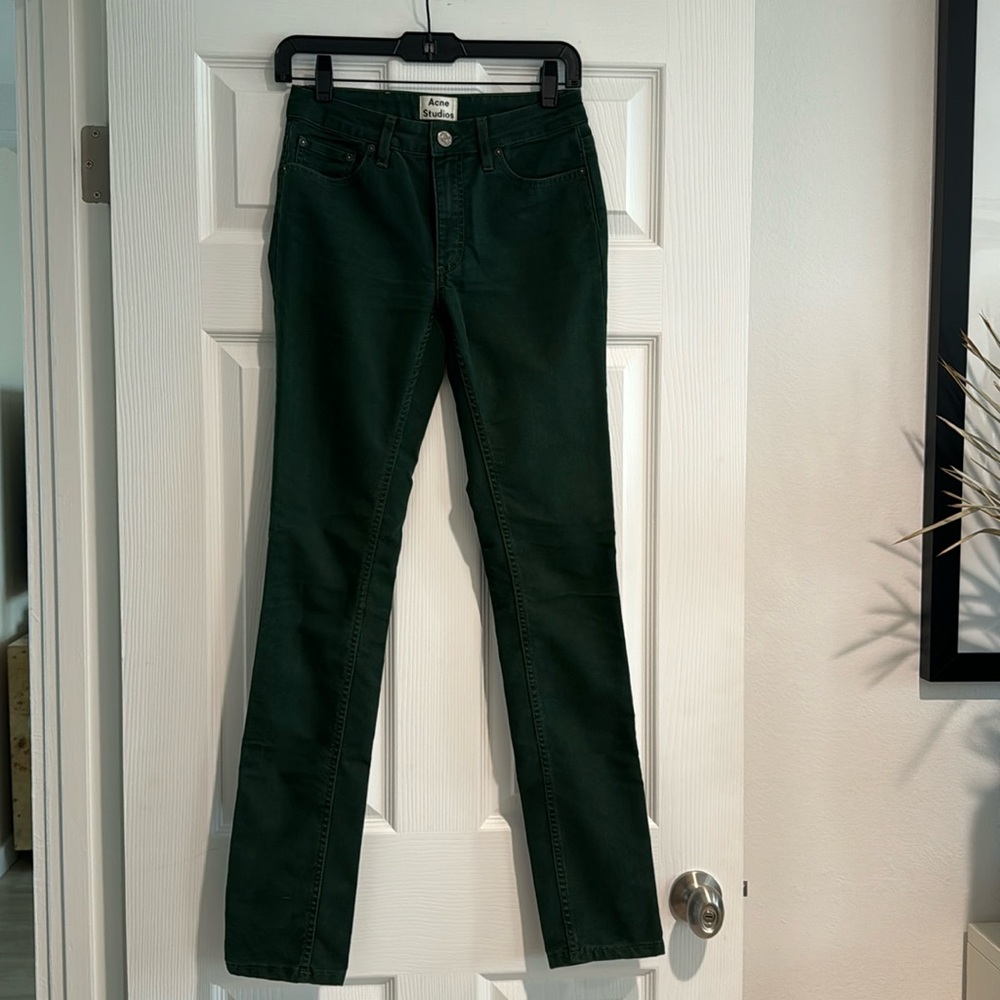 Forest green Acne jeans